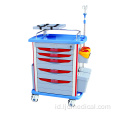 Perabotan Rumah Sakit Medical Cart ABS Trolley Darurat